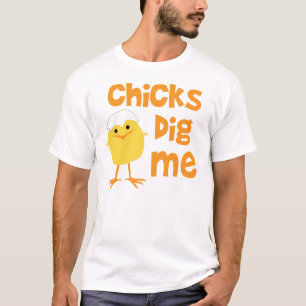 Camiseta Os pintinhos escavam-me