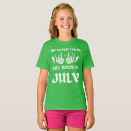 Camiseta OS PINTINHOS MAIS LEGAIS SÃO NASCER NO aniversário