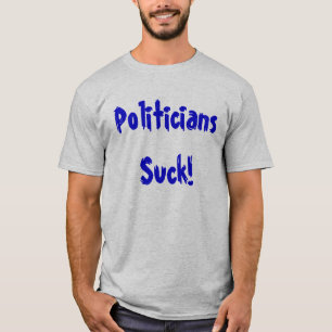 Camiseta Os políticos sugam!