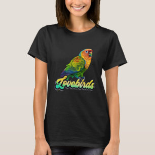 Camiseta Os pombinhos amam aves amam pássaros