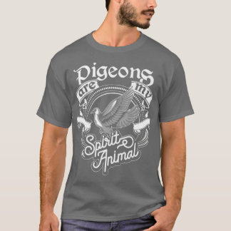 Camiseta Os Pombos Engraçados São O Meu Presente Para Os Ho