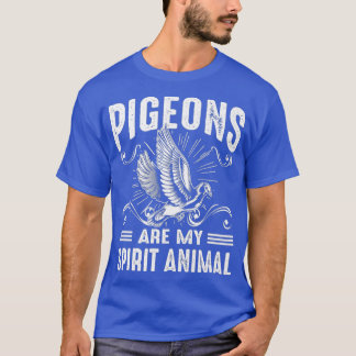 Camiseta Os Pombos Engraçados São O Meu Presente Para Os Ho