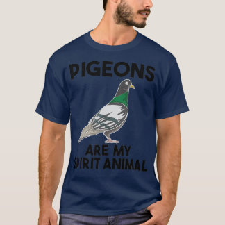 Camiseta Os Pombos Engraçados São O Meu Presente Para Os Ho