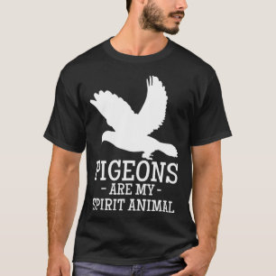 Camiseta Os Pombos São A Minha Espécie De Criador De Pombos