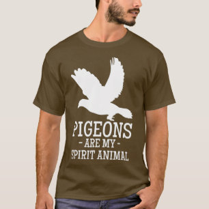 Camiseta Os Pombos São O Meu Presente De Pombo-De-Pombo-Po