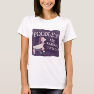 Camiseta Os Poodles São Personagem de desenho animado Retr