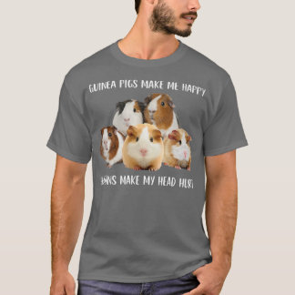 Camiseta Os Porcos Da Guiné Me Fazem Humanos Felizes Me Mac