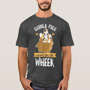 Camiseta Os porcos guineenses não são para o trocadilho par