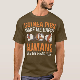Camiseta Os Porcos-guineenses Que Sobrevivem Os Humanos Mac