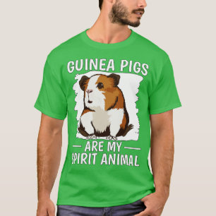 Camiseta Os Porcos-guineenses São O Meu Espírito Animal 3
