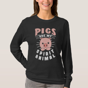 Camiseta Os Porcos São O Meu Animal Espirituoso