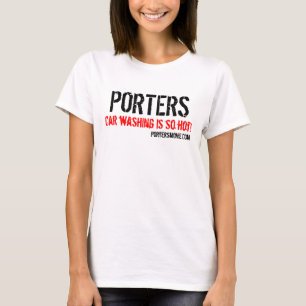 Camiseta Os PORTEIROS, lavagem do carro estão tão quentes