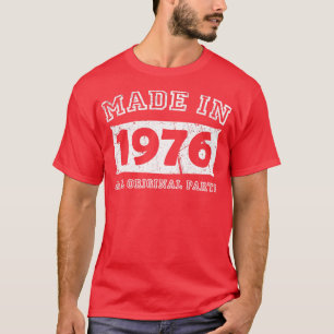 Camiseta Os presentes de aniversário de 1976 foram aflitos