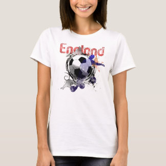 Camiseta Os presentes do futebol do Grunge de Inglaterra