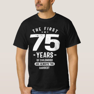 Camiseta Os primeiros 75 anos - 75.º aniversário