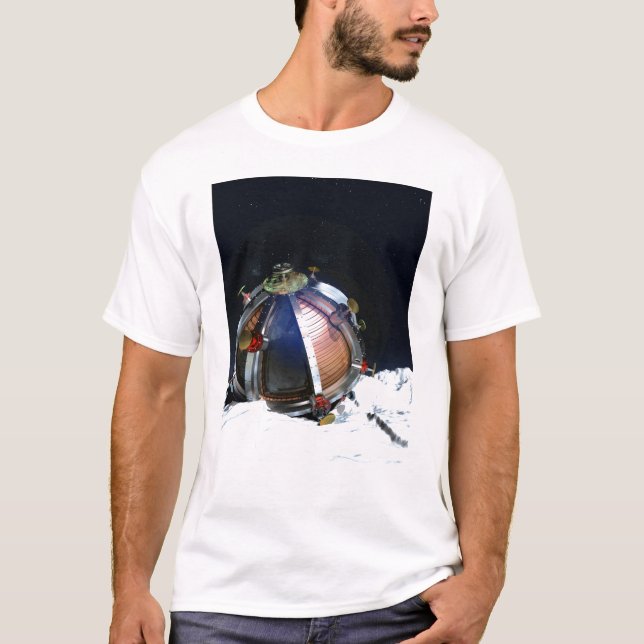 Camiseta Os primeiros homens na lua (Frente)