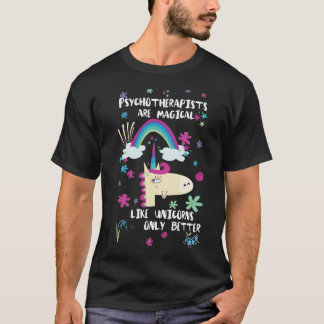 Camiseta Os Psychotherapists são mágicos como unicórnios
