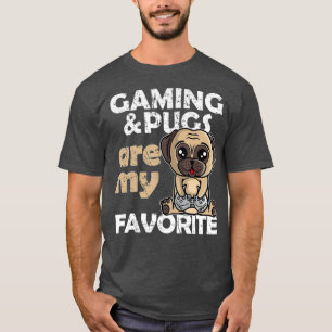 Camiseta Os Pugs De Jogos São Os Meus Jovens De Jogo Favor