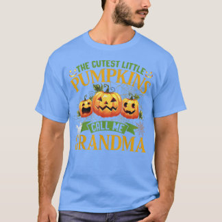 Camiseta Os Pumpkins Mais Bonitos Me Chamam De Avó Pumpkin