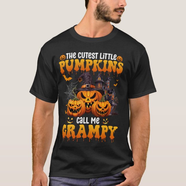 Camiseta Os Pumpkins Mais Pobres Me Chamam De Hallowee Gram (Frente)