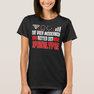 Camiseta Os quatro cavaleiros modernos do computador apocal