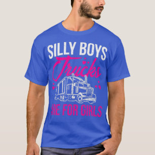 Camiseta Os Rapazes bobos São Para Garotas Engraçadas Com P