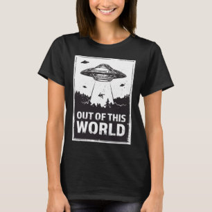 Camiseta Os Raptos De Alienígenas De OVNI Estão Fora Deste 