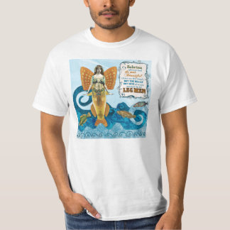 Camiseta Os rasgos de uma sereia