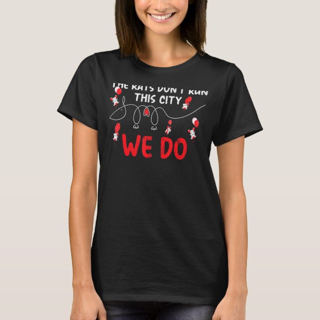 Camiseta Os Ratos não executam esta cidade que fazemos_1 (Frente)