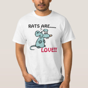 CAMISETA OS RATOS SÃO, AMOR!!!