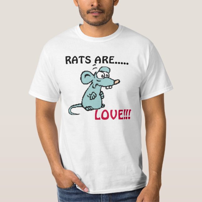 CAMISETA OS RATOS SÃO, AMOR!!! (Frente)