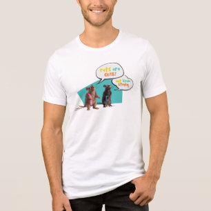 Camiseta Os Ratos São Bonitos Mas Um Pouco Cheirosos
