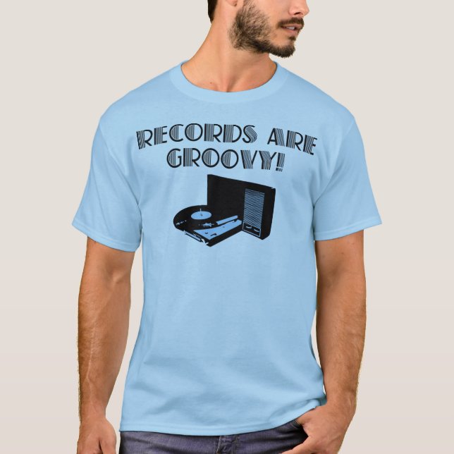Camiseta Os registros são Groovy! (Frente)