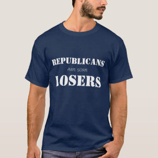 Camiseta Os republicanos são vencidos doridos