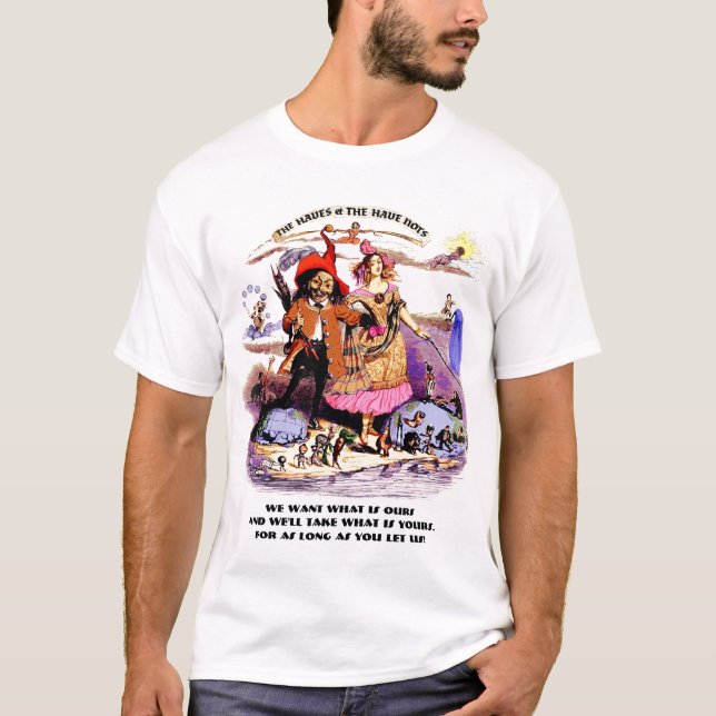 Camiseta Os ricos e os pobres (Frente)