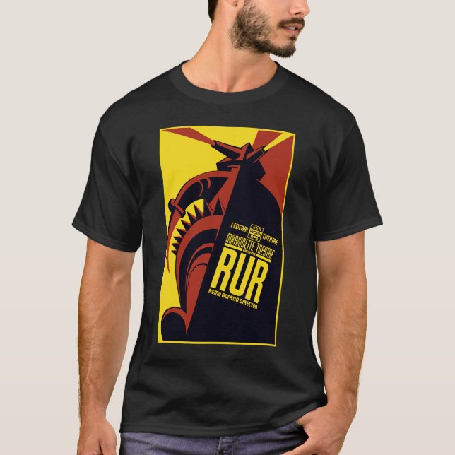 Camiseta Os robôs universais de Rossum (Frente)