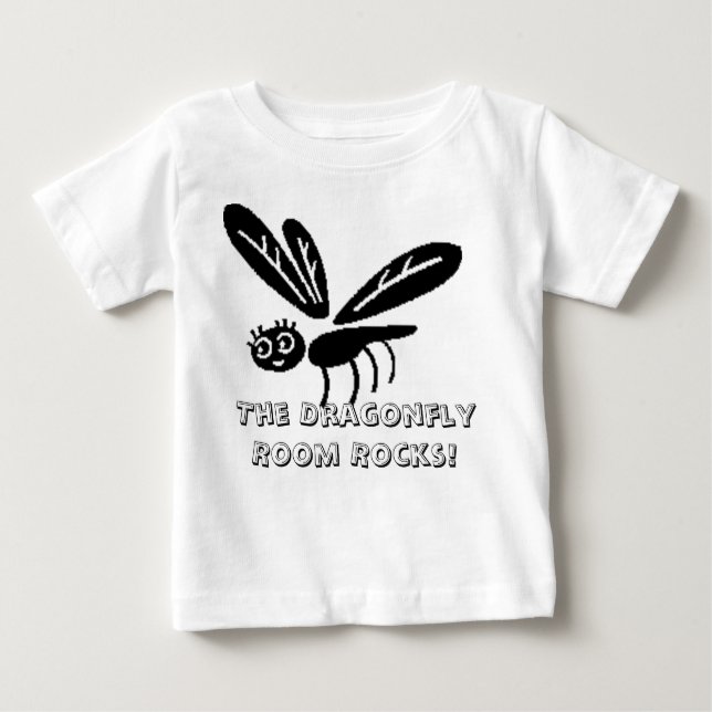 Camiseta Os Rocha-miúdos da sala da libélula (Frente)