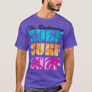 Camiseta Os Rockaways Queens New York Beaches Texto De Surf
