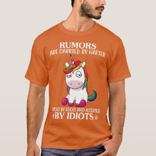 Camiseta Os Rumores São Transportados Por Hatter Spread Uni
