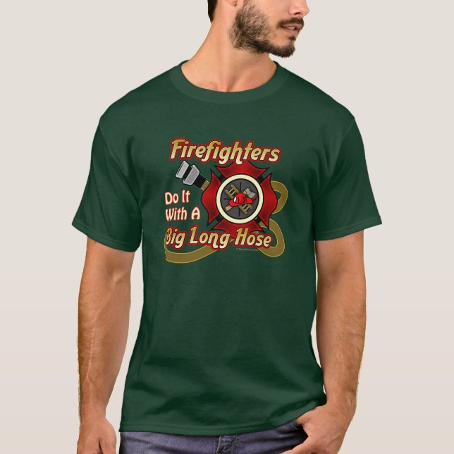 Camiseta Os sapadores-bombeiros fazem-no (Frente)