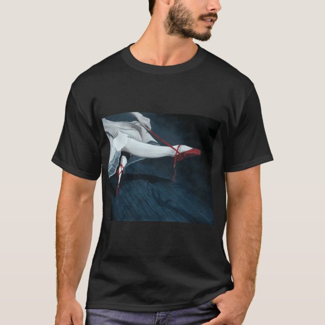 Camiseta Os Sapatos Vermelhos retrô (Frente)