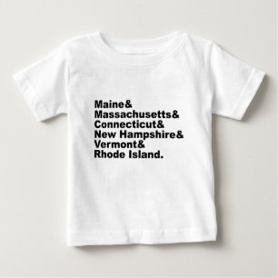 Camiseta Os Seis Estados do Nordeste que Compõem a Nova Ing