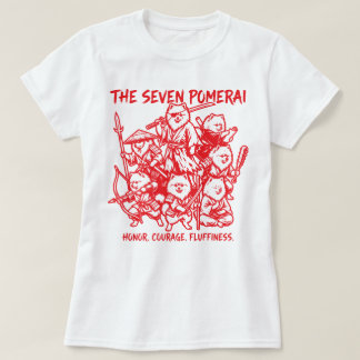 Camiseta Os Sete Pomerai - Paródia dos Samurais Pomerânia