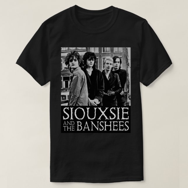 Camiseta Os Siouxsie e o Poster de Banshees (Frente do Design)