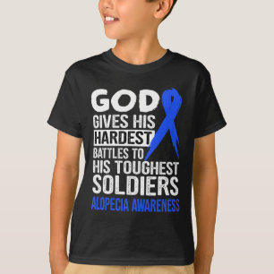 Camiseta Os soldados mais tocados de Deus ALOPECIA SENSIBIL