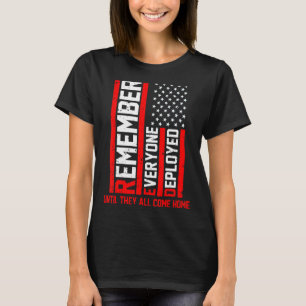 Camiseta Os Soldados R E D Lembram-Se De Todos Os Utilizado