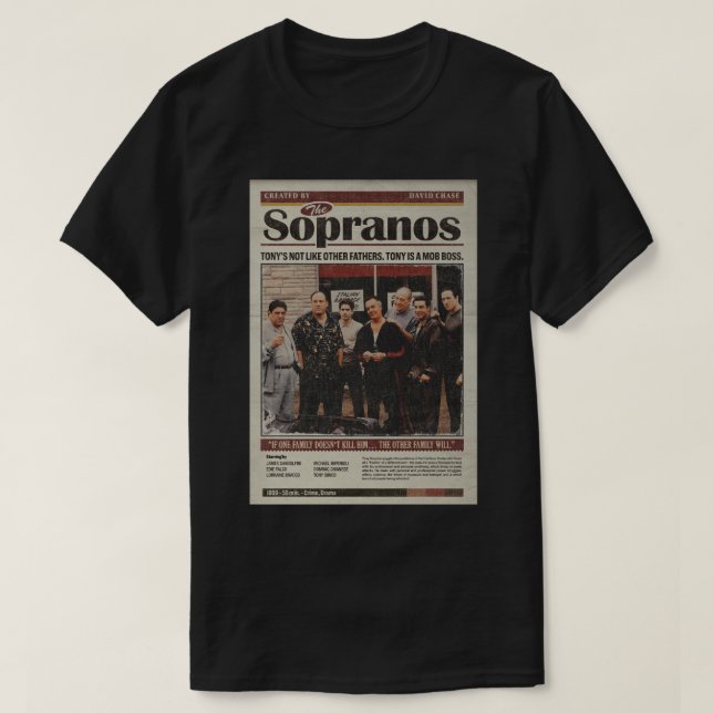 Camiseta Os Sopranos (Frente do Design)