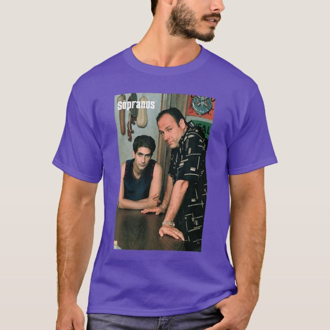 Camiseta Os Sopranos Tony Christopher PAPL2597 (Frente)