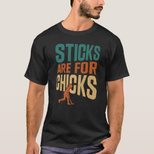 Camiseta Os Sticks De Hóquei De Campo São Para Pintinhos