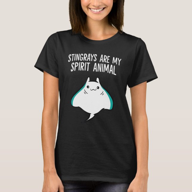 Camiseta Os Stingrays São A Minha Raiva De Animais. (Frente)